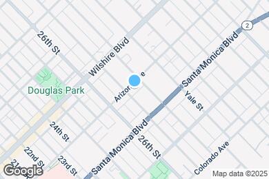 Map image of the property - 2710 Arizona Ave