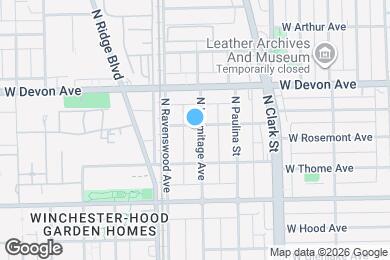 Map image of the property - 1745 W Highland Ave