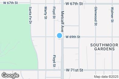 Map image of the property - 7109 W 69th St