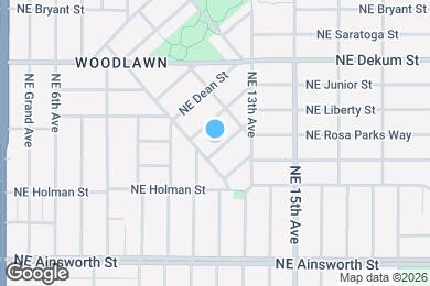 Map image of the property - 1125 NE Morton St