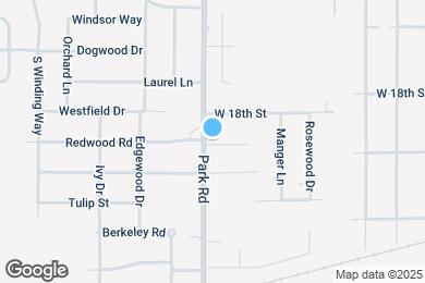 Map image of the property - 1824 Park Rd