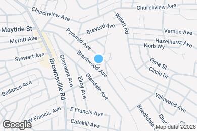 Map image of the property - 3033 Brentwood Ave