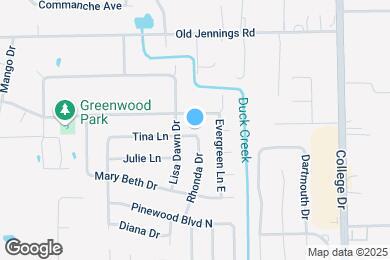 Map image of the property - 1641 Rhonda Dr