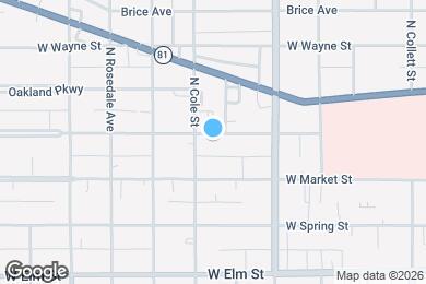 Map image of the property - 1165 W High St