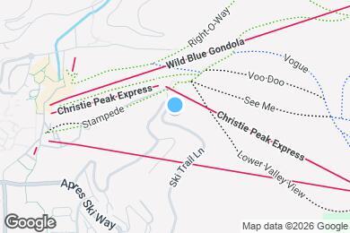 Map image of the property - 2460 Ski Trail Ln