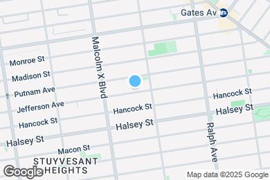 Map image of the property - 763 Jefferson Ave