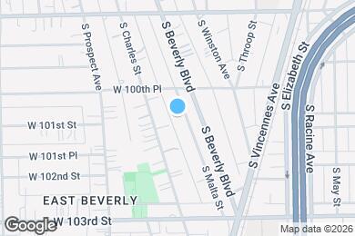 Map image of the property - 10032 S Malta St