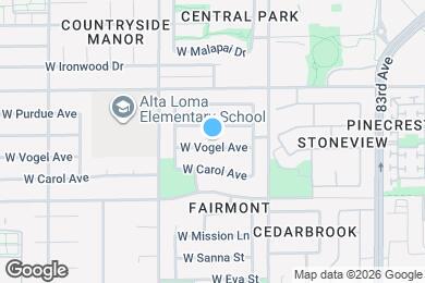 Map image of the property - 8560 W Vogel Ave