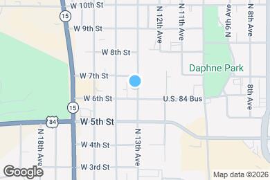 Map image of the property - 614 N 13th Ave