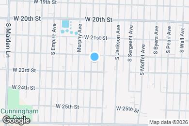 Map image of the property - 2209 Bird Ave