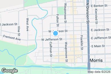 Map image of the property - 300 W Jefferson St
