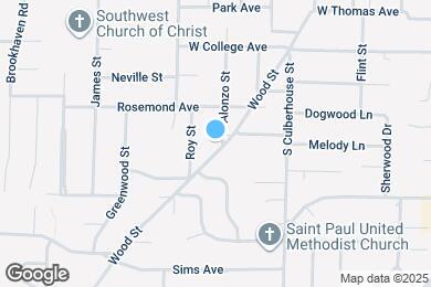 Map image of the property - 1907 Wood St
