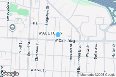 Map image of the property - 1406 W Club Blvd