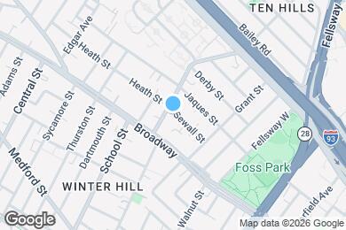 Map image of the property - 42 Sewall St