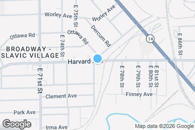 Map image of the property - 7608 Harvard Ave