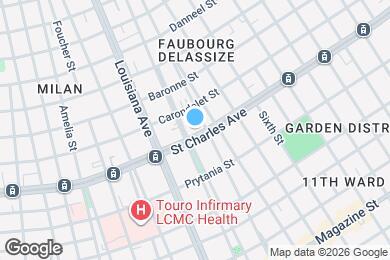 Map image of the property - 3201 Saint Charles Ave
