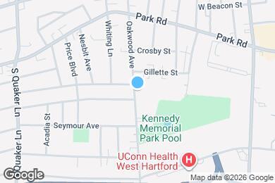 Map image of the property - 102 Oakwood Ave