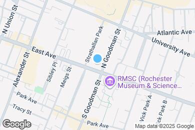 Map image of the property - 600 East Ave