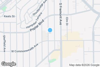 Map image of the property - 500 S Meridian Ave