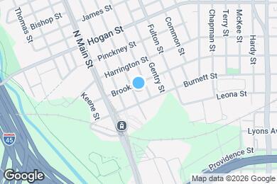 Map image of the property - 1514 Everett St