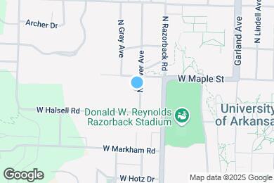 Map image of the property - 435 N Oliver Ave
