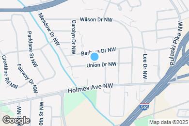 Map image of the property - 2806 Union Dr NW