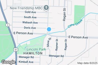 Map image of the property - 1656 Silver St