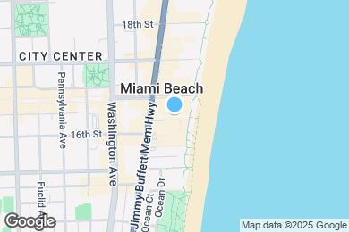 Map image of the property - 1621 Collins Ave