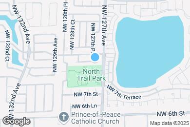 Map image of the property - 12724 NW 8th Ln