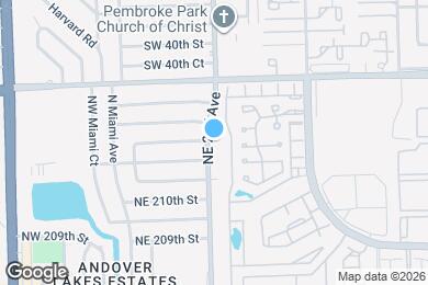Map image of the property - 21241 NE 2nd Ave