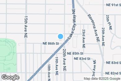 Map image of the property - 1740 NE 86th St