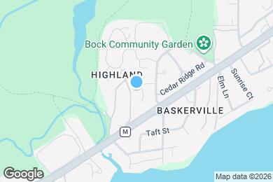 Map image of the property - 5826 Highland Ter