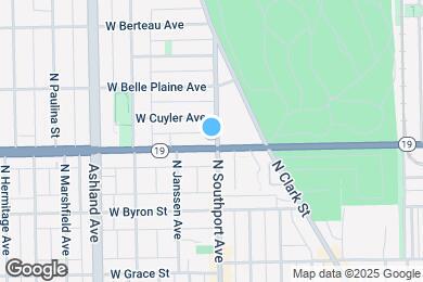 Map image of the property - 4002 N Southport Ave