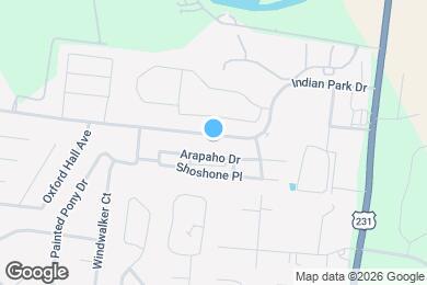 Map image of the property - 257 Indian Park Dr