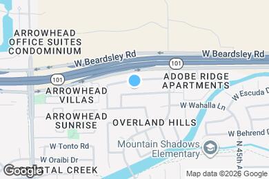 Map image of the property - 4758 W Escuda Dr