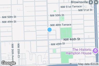 Map image of the property - 4719 NW 32nd Ave