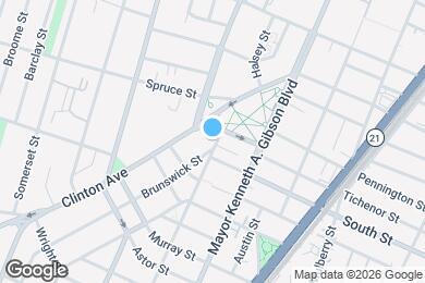 Map image of the property - 10 Pennsylvania Ave