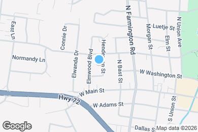 Map image of the property - 221 Henderson St