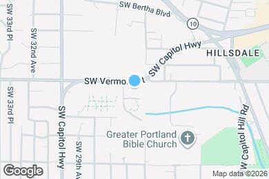 Map image of the property - 6640 SW Capitol Hwy