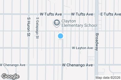 Map image of the property - 4751 S Delaware St