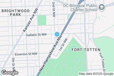 Map image of the property - 5000 New Hampshire Ave NW