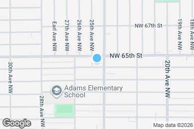 Map image of the property - 2410 NW 64th St