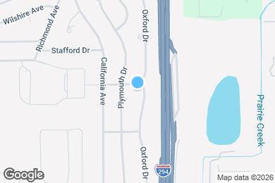 Map image of the property - 16352 Oxford Dr