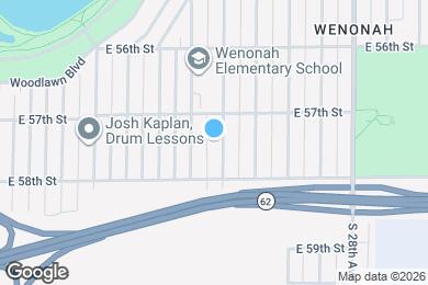 Map image of the property - 5724 24th Ave S