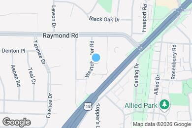 Map image of the property - 2113 Westchester Rd