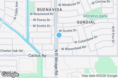 Map image of the property - 12249 W Larkspur Rd