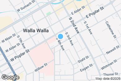 Map image of the property - Downtown Walla Walla 4 Bedroom Farmhouse with Modern Comforts $200.00 OFF 2nd MONTHS RENT!!!