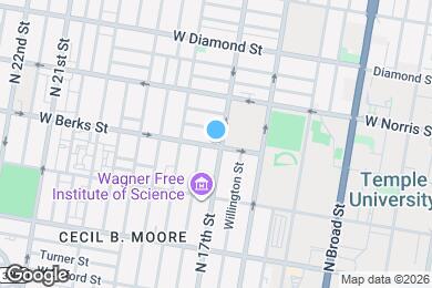 Map image of the property - 1900 N 17th St