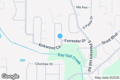 Map image of the property - 134 Kirkwood Cir