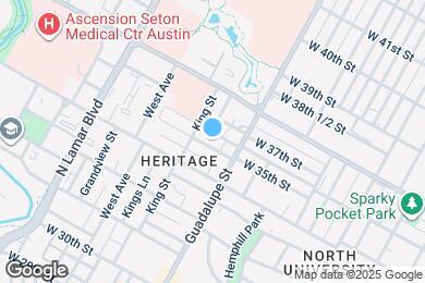 Map image of the property - 610 W 35th St